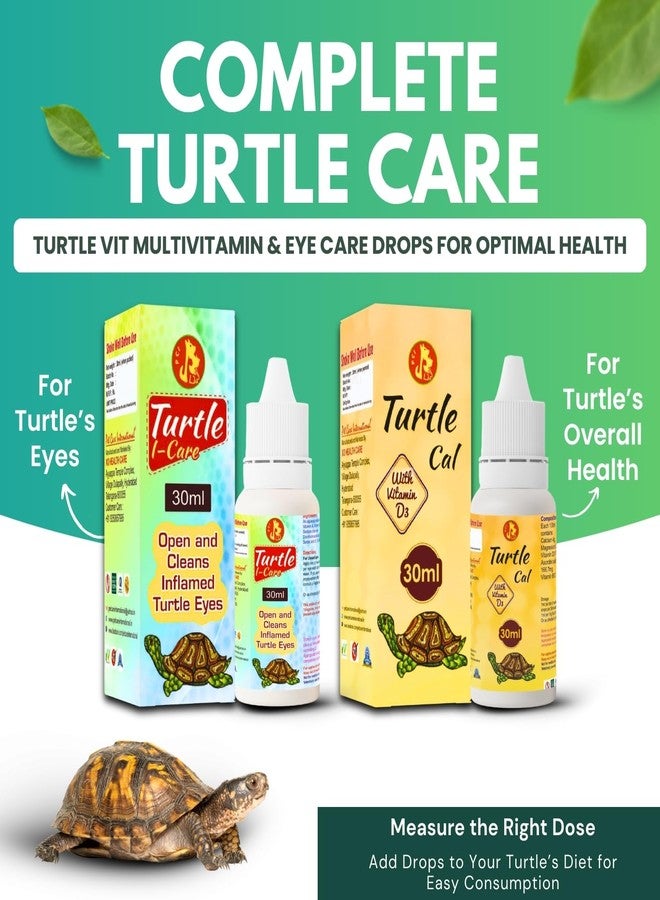 سايج سكوير سيج سكوير للعناية بالحيوانات الأليفة الدولية، قطرات العناية بالسلاحف والكالسيوم | عيون منتفخة وملتهبة وصدفة قوية | الكالسيوم والتغذية الأساسية لنمو صحي | رعاية صحية كاملة للسلاحف (30 مل) (عبوة من قطعتين) - Image 5